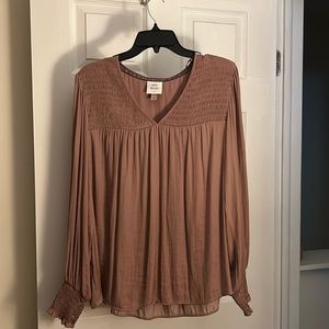Knox Rose mauve blouse